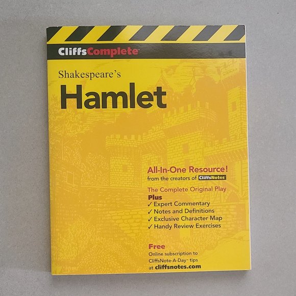 ⭐️3/$12⭐️ CliffsComplete Shakespeare's Hamlet by William Shakespeare Paperback - Picture 1 of 4